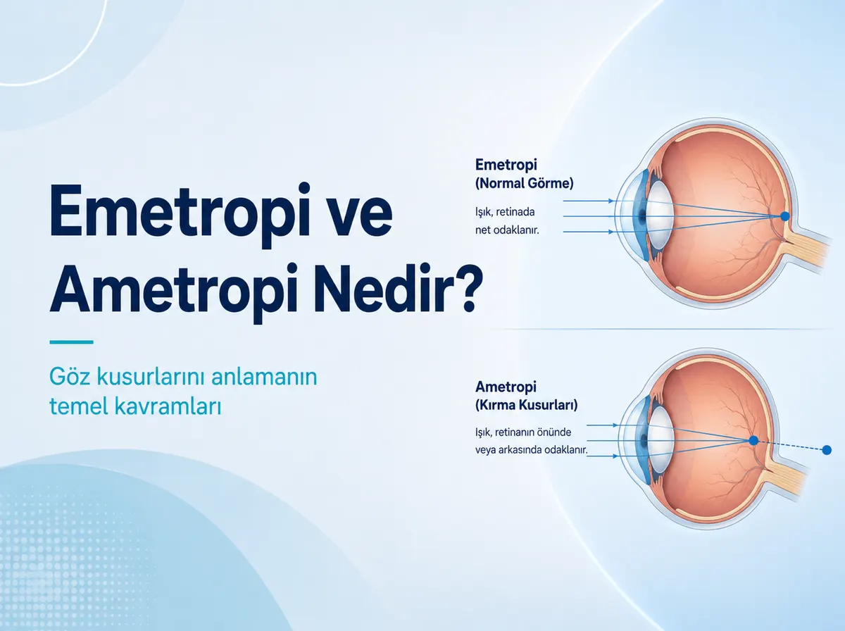 Emetropi ve Ametropi Nedir? Göz Kusurlarını Anlamanın Temel Kavramları