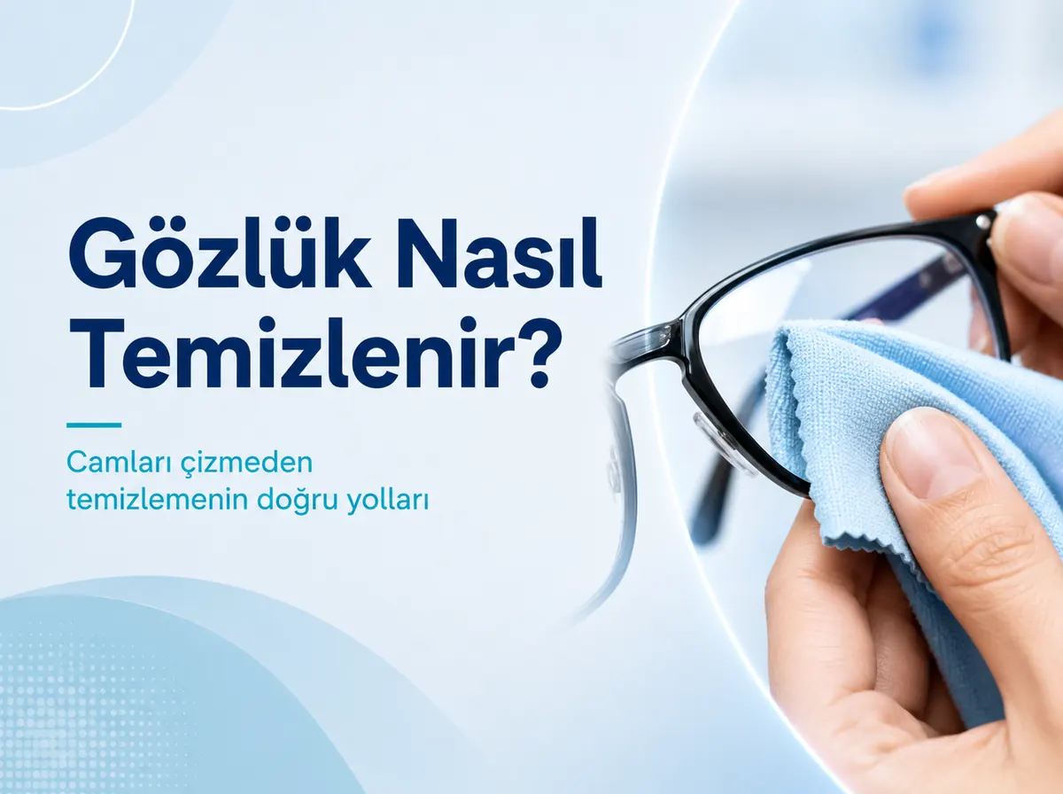 Gözlük Nasıl Temizlenir? Camları Çizmeden Temizlemenin Doğru Yolları