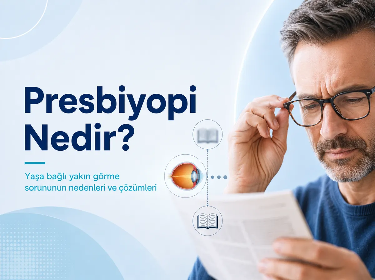 Presbiyopi Nedir? Yaşa Bağlı Yakını Görememe Sorunu Hakkında Bilmeniz Gerekenler